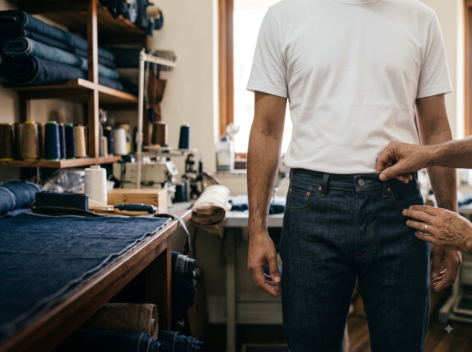 Personal denim measurement and fitting